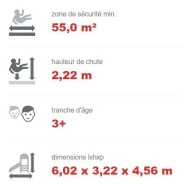 Jeu multi tours en acier inoxydable haute qualité - Aire de jeux conforme EN1176 - Référence BT11078_2