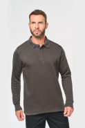 Sweat-shirt col polo homme - Réf: WK4000 - 80% coton, 20% polyester - Lavable à 60°C_2