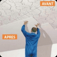 Panneau lambris PVC blanc pour locaux sous contraintes sanitaires