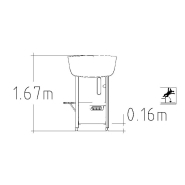 Maisonnette Unimini Ibbo réf-8047325 - Hags - Cabane de jeu pour enfants 1 à 5 ans - 1150x1150x1670 mm_2