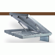 Couvercle de regard avec positionnement à 90°