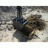 Benne preneuse Knikmops Rollmops - 40 cm de large - Avec tête de rotation hydraulique_2