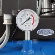 Machine de compression d'air avec moteur 400 V et cuve de grande capacité