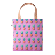 Sac shopping personnalisé - polyester RPET 600D - anse en liège naturel - impression sublimation - labélisé RPET_2