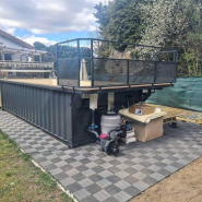 Container Piscine 20 Pieds - 6m en Acier Corten, Design et Durable_2