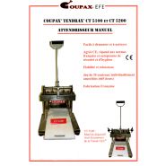CT 5100 - Attendrisseur de viande manuel - Coupax Tendrax - pour professionnels_2