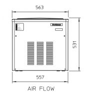Dispositif de production de glace en grains compact et performant
