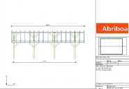 Abri 2 pans pour 4 voitures avec 9 poteaux - Abriboa en sapin lamellé collé_2