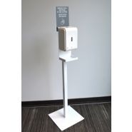 Borne de distribution de gel intelligente - dimensions topcard A4 (210 x 297 mm) - distributeur automatique de gel hydroalcoolique_2