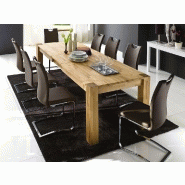 Lot de 4 chaises KILOU en tissu marron avec piètement luge - Design chic et moderne_2