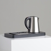 Plateau d'accueil ESSENCE 1L - Bouilloire en acier inoxydable avec contrôle Strix - ABS noir grain de bois_2