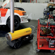 Chauffage à air pulsé mobile au fuel à combustion indirecte - Sovelor HPV - Idéal pour bâtiments industriels, agricoles, chapiteaux et ateliers_2