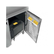 Desserte réfrigérée en acier inox - 600 mm - Référence: DSX 600 2P GL PV_2