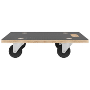 Vidaxl chariots sur roulettes 2 pcs rectangulaire 80x55x11,5 cm 154891_2