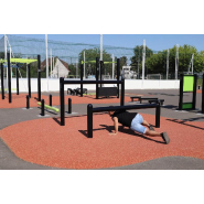 Poutre dessus dessous - parcours sportif en extérieur - Gamme Ninja_2