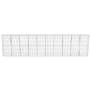 Vidaxl mur à gabion avec couvercles acier galvanisé 600 x 30 x 150 cm 143585_2
