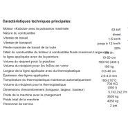 Kontur 700 TPK - Machine de marquage routier Stim - Poids total 4050 kg - Application thermoplastique et peinture à séchage rapide_2