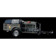 Pompe à chape avec radiocommande multifonction et contrôle à distance