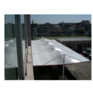 Préau 270m2 - 4 structures juxtaposées - 5 poteaux_2