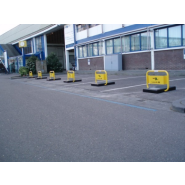 Barrière de parking autonome FLOPARK - Référence B3380009 - Télécommande - Autonomie 6 mois - Fabriqué en France_2