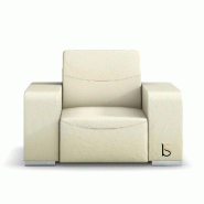 Fauteuil visiteur 1 place SF1 - Mobel Linea - Beige_2