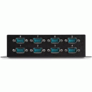 Hub série RS232 à  8 ports - Adaptateur USB vers 8x DB9 RS232 à  montage mural et rail DIN_2