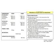 Ju801 - armoire de sécurité pour produits inflammables - delahaye - capacité 45 l_2