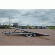 Plateau basculant à hayon 3 essieux 510x210 PTAC 3500KG Temared_2