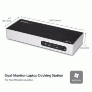 Station d'Accueil USB 3.0 à  Double àÉcran - Dock Universel Type-A pour PC/Ordinateur Portable avec HD_2
