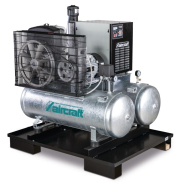 Compresseur Aircraft Airprofi DUO 703/2x100/10 KK - Universel avec 2 réservoirs de 100 L - Réf. 2023074_2