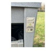 Poubelle publique 50L - 100% recyclé - Résistante et imputrescible_2