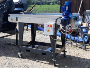 Bande transporteuse NC IS 2.00m X 0.80m - Occasion - Tapis lisse avec côtés galvanisés, année 2021_2