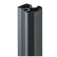 Poteau alu multi-angle pour clôture aluminium Flex - Aluminium RAL7016 - Hauteurs 0m95, 1m40 et 1m85_2
