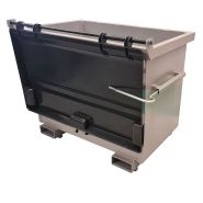 Benne basculante pour chariot à tête rotative 500 L - Référence BTR500-4148-1 - 800 kg de charge maximale_2