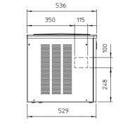 Mf 36 ws machine à glace en grains - scodif scotsman - 200 kg/24 h_2