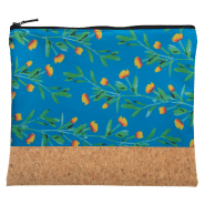 Trousse de toilette zippée en polyester et liège naturel - Impression personnalisée - Minimum 50 pièces_2