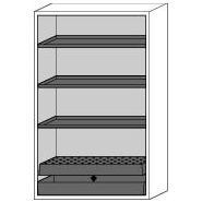 Armoire de sécurité coupe-feu G 1201 - 3 étagères réglables, portes battantes auto-fermantes - Certification EN 14470-1, 90 minutes_2