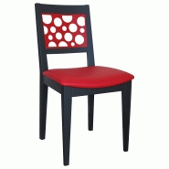 Chaise Julia en bois massif et métal - fabrication française - hêtre ou chêne avec finitions personnalisées_2