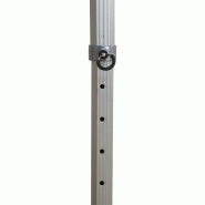 Tente pliante professionnelle 3x3m - Aluminium 50mm - Bâche 520g/m² - Norme M2 - Blanche_2