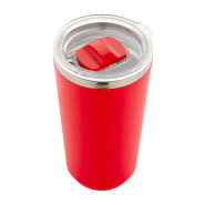 Mug thermos - isotherme en acier inoxydable à double paroi - 500 ml - couleur rouge_2