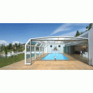 Abri mural pour piscine Paradiso Venezia avec système de guidage mural