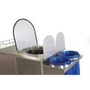 Ac-217™ - chariot médical - mdg - 4 roulettes pivotantes dont 2 équipées de frein_2