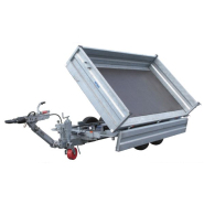 Remorque tri-benne basculante ECIM TBE 200 V - Angle de basculement arrière 40° - PTC 2000 kg_2