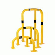 Arceau de protection d'angle en acier Ø 76 mm  - Largeur 600 mm_2