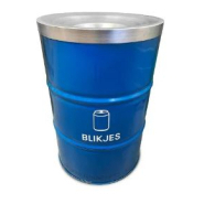 Poubelle plastique - 200 litres avec ouverture d'insertion - the binbin_2