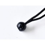 Icollier textile avec boule - Référence : ids18boule - Lot de 100 - 76cm_2