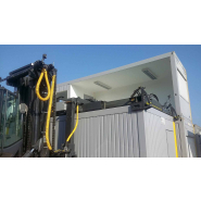 Spreader enfourchable télescopique T192E - Kaup - pour conteneurs de 10' à 40' - capacité jusqu'à 45 000 kg_2