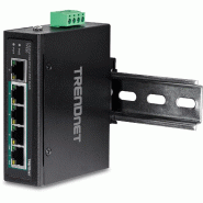 TRENDnet TI-PE50 Switch Rail DIN Fast Ethernet PoE+ industriel à 5 ports_2