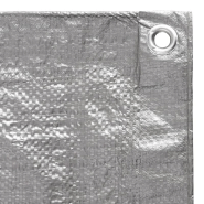 Vidaxl bâche 90 g/m² 2x3 m gris pehd 151465_2