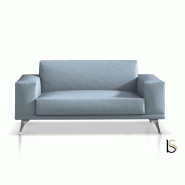 Canapé d'accueil 2 places SF - Mobel Linea - Beige_2